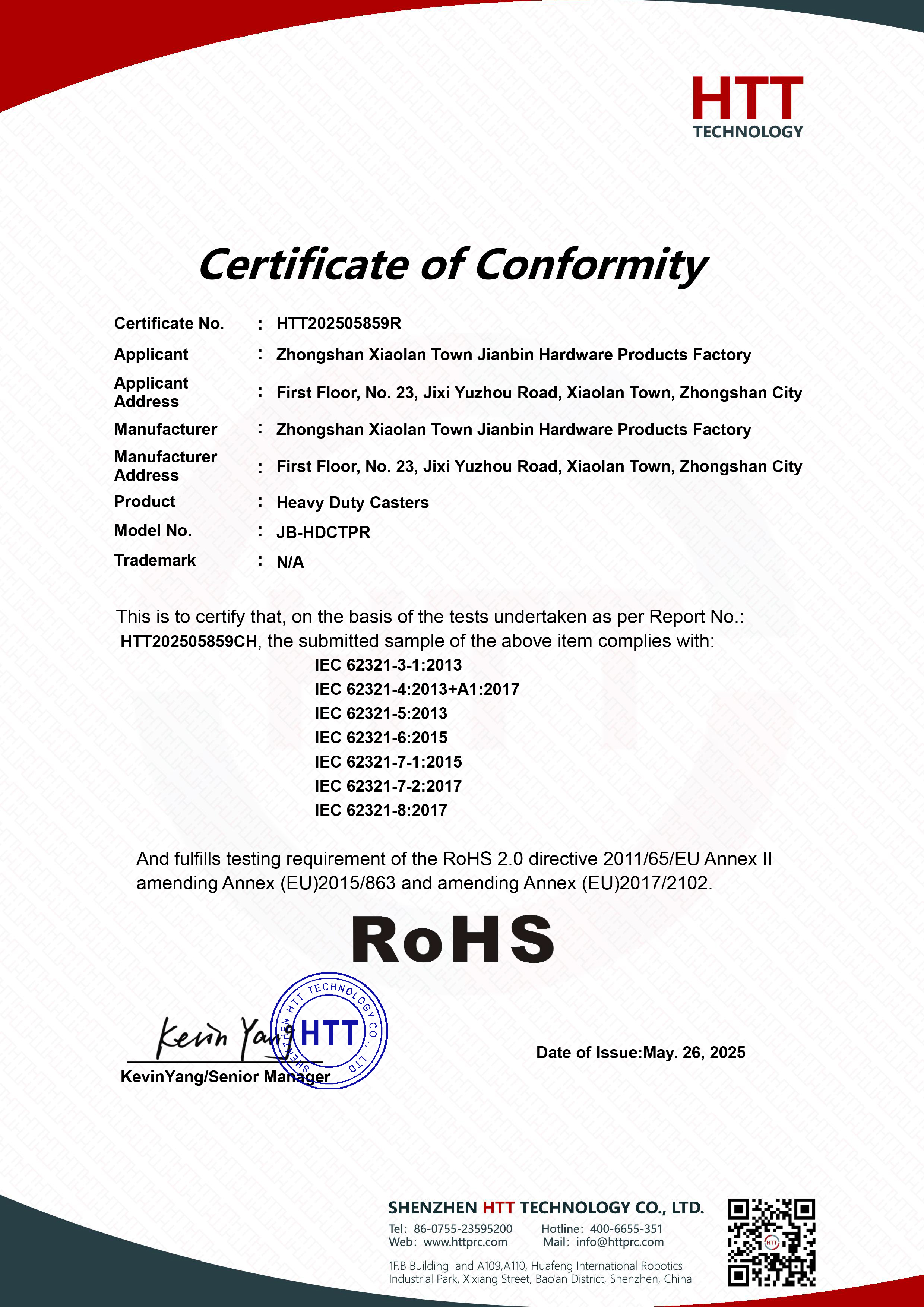 WSCT World Standardization Industrial Development CO